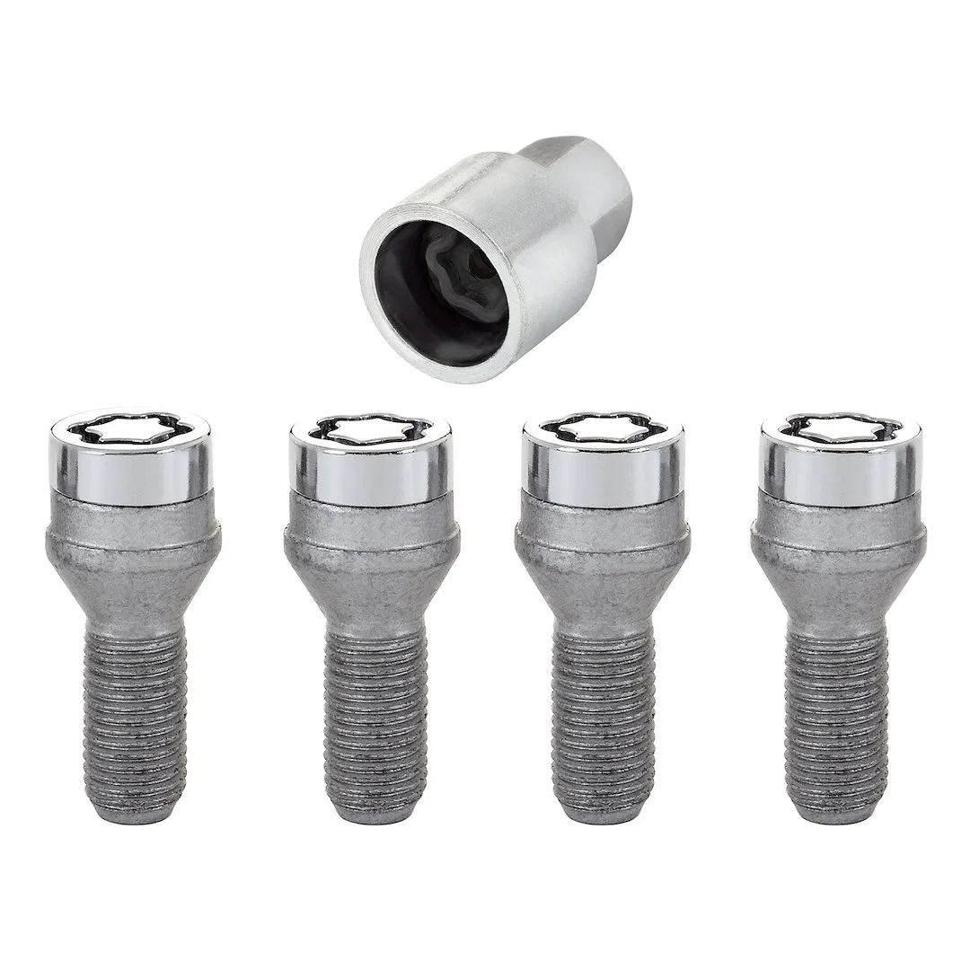 27226 – MCGARD Wheel Lock, Lug Bolt Lock 14 Millimeter X 1.25 Thread Size Conical Seat/1.08 Inch Shank Length Acorn L...